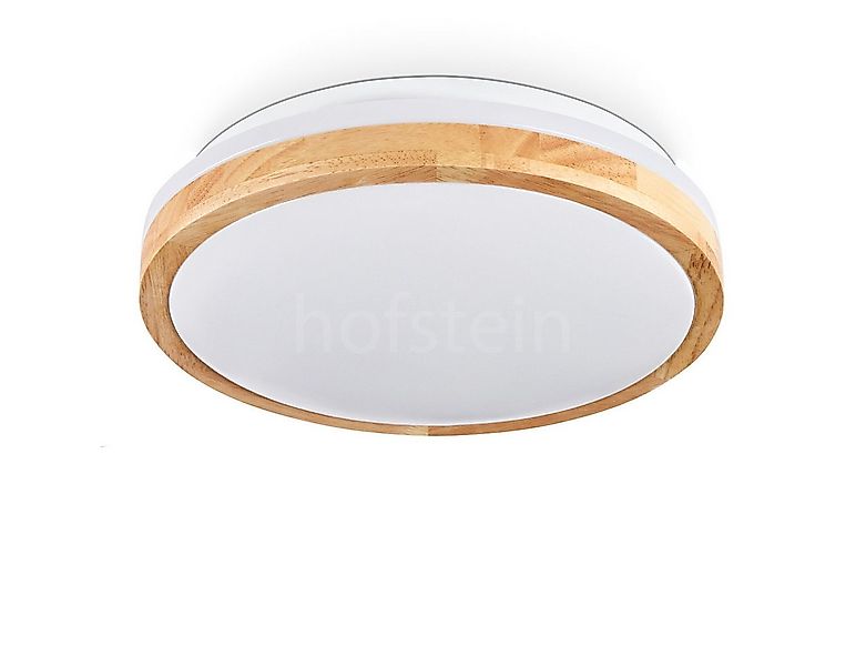 hofstein Deckenleuchte moderne Deckenlampe aus Metall/Bambus/Kunststoff in günstig online kaufen