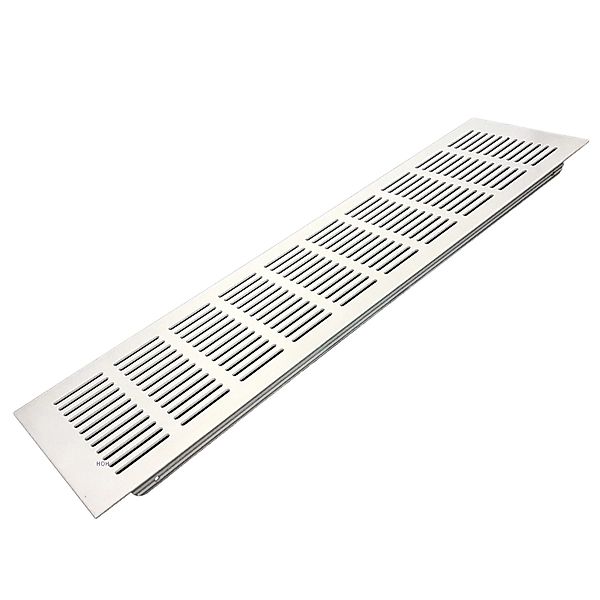 Häusler Lüftungsgitter LG-4010 W Eloxiert Stegblech Alu Weiß 400 x 100 mm günstig online kaufen