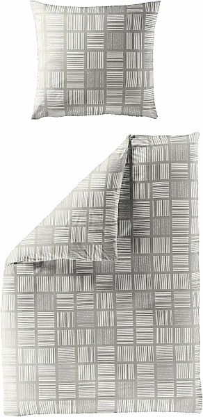 BIERBAUM Bettwäsche "3063" 2 Stk. Mako-Satin, 100 % Baumwolle, pflegeleicht günstig online kaufen