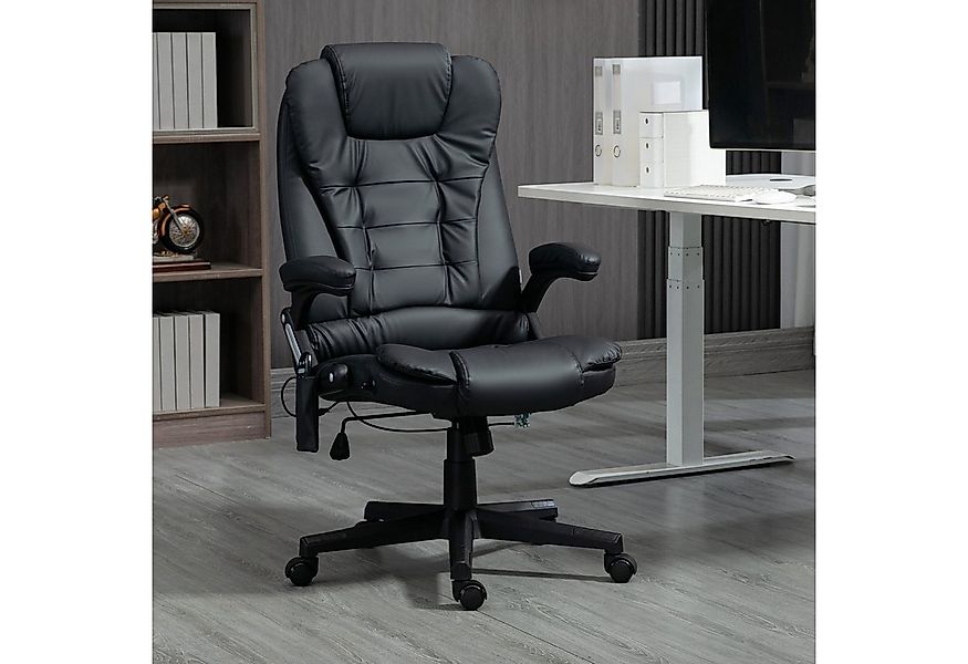 HOMCOM Schreibtischstuhl Bürostuhl mit Massagefunktion, mit Wärmefunktion, günstig online kaufen