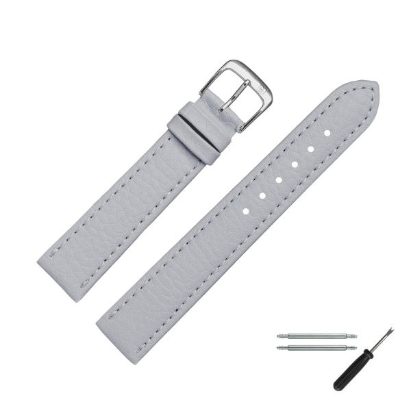 MARBURGER Uhrenarmband 20mm Kunststoff Vegan Grau günstig online kaufen