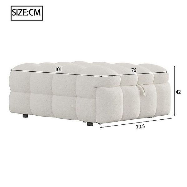 Celya Polsterbett Einzelbett, 2-in-1-Fußhocker, Ausziehbares Schlafsofa, Po günstig online kaufen