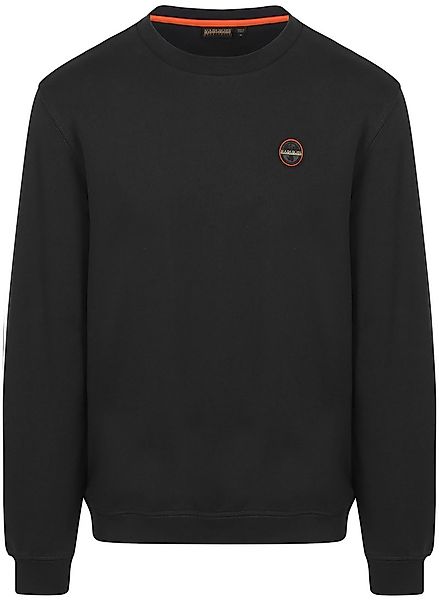 Napapijri Badge Sweater Schwarz - Größe XL günstig online kaufen