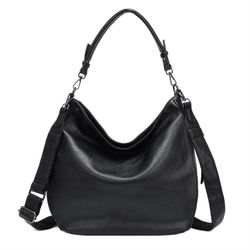 ITALYSHOP24 Schultertasche DAMEN TASCHE SHOPPER Hobo günstig online kaufen