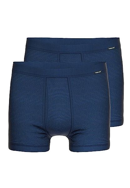 Ammann Retro Boxer 2er Pack Jeans Feinripp (Spar-Set, 2-St) Retro Short / P günstig online kaufen