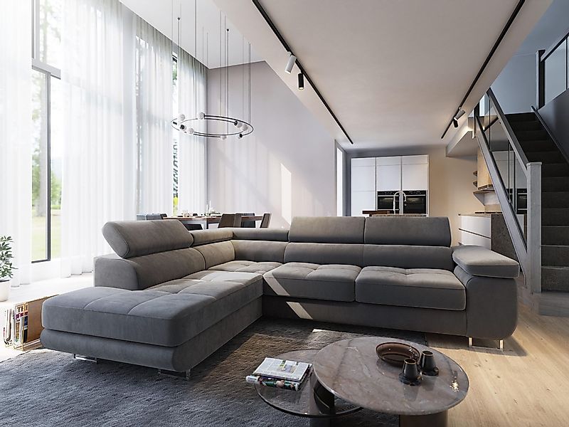 Masseno Ecksofa SELVA mit Schlaffunktion L-Form, günstig online kaufen