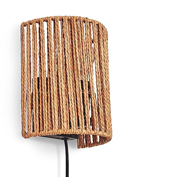 hofstein Wandleuchte Wandlampe aus Metall/Seil/Tau in günstig online kaufen