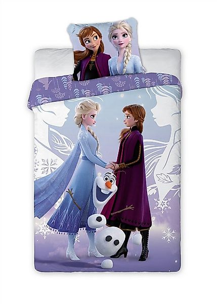 Disney Frozen Bettwäsche Kinder-Bettwäsche „Frozen – Anna, Olaf & Elsa“ 140 günstig online kaufen