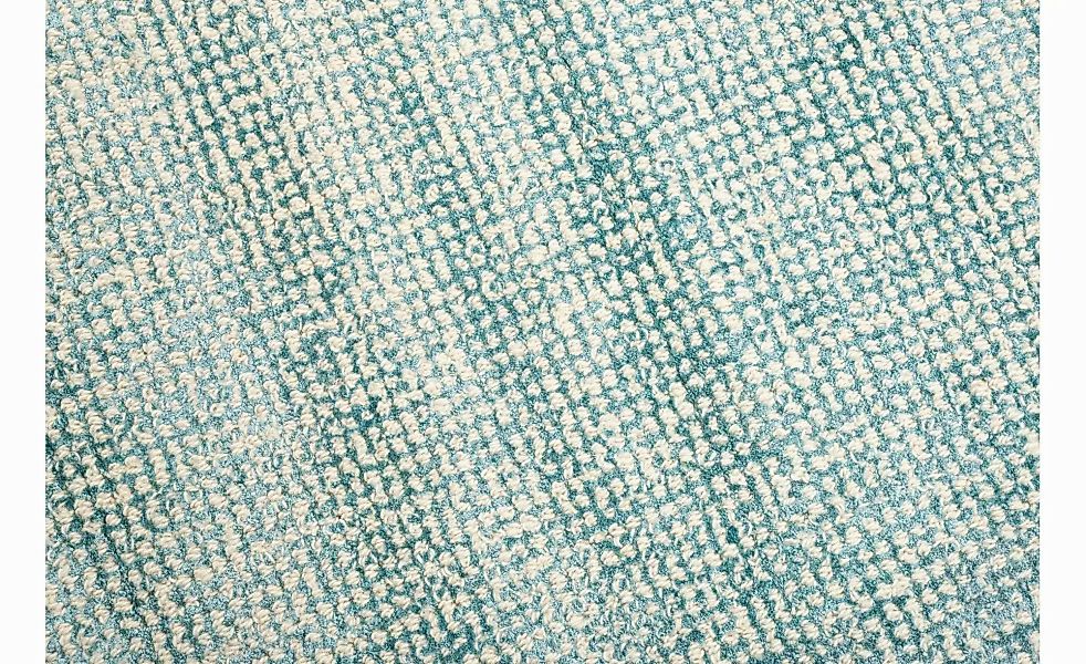 Tom Tailor Wollteppich  Groove ¦ blau ¦ Viskose ¦ Maße (cm): B: 160 H: 1,5 günstig online kaufen