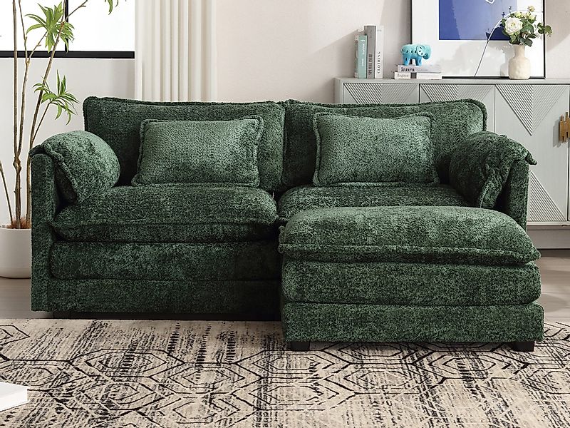 KLAM HOME Sofa Loungesofa Modernes 2-Sitzer-Sofa günstig online kaufen