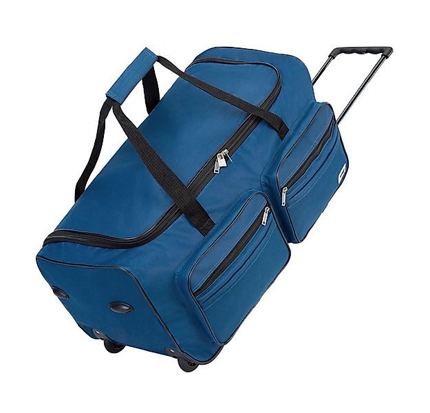 monzana Reisetasche (1-tlg), mit Rollen 85L Trolley Teleskopgriff Marinebla günstig online kaufen