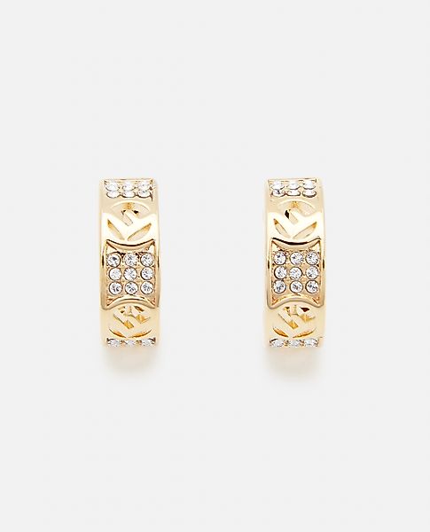 GOLD AND CRYSTALS SMALL EARRINGS günstig online kaufen