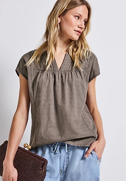 STREET ONE Shirtbluse, mit Tape-Details günstig online kaufen