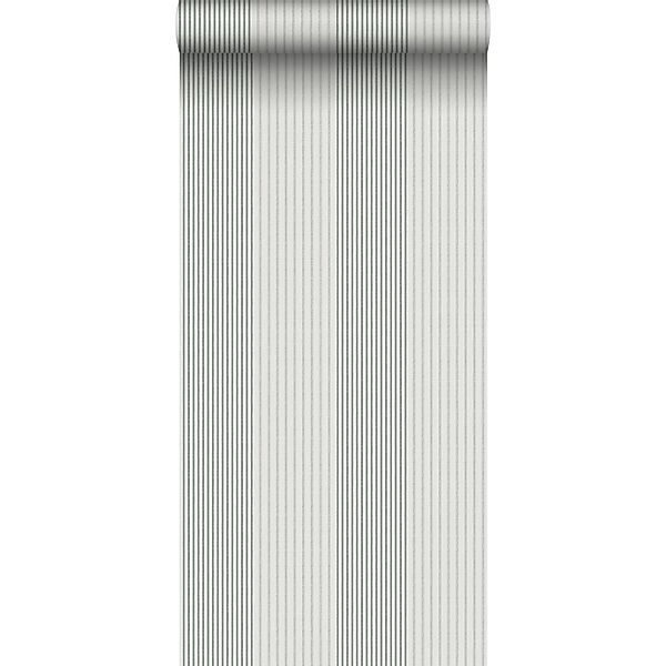 Sanders & Sanders Tapete Streifen Graugrün 53 cm x 10.05 m günstig online kaufen