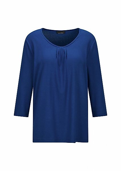 GOLDNER Kurzarmshirt "Kurzgröße Viskose-Oberteil mit Halbarm" günstig online kaufen