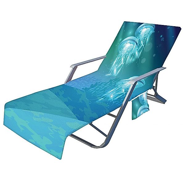 Coonoor Strandtuch Ozean Schonbezug für Gartenliege Frottee Liegenauflage G günstig online kaufen