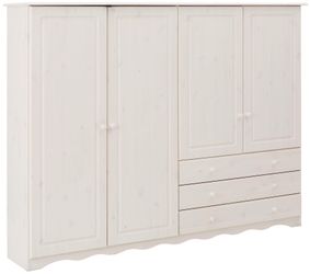 Home affaire Wäscheschrank "Minik" mit geschwungenem Fußsockel, in drei ver günstig online kaufen