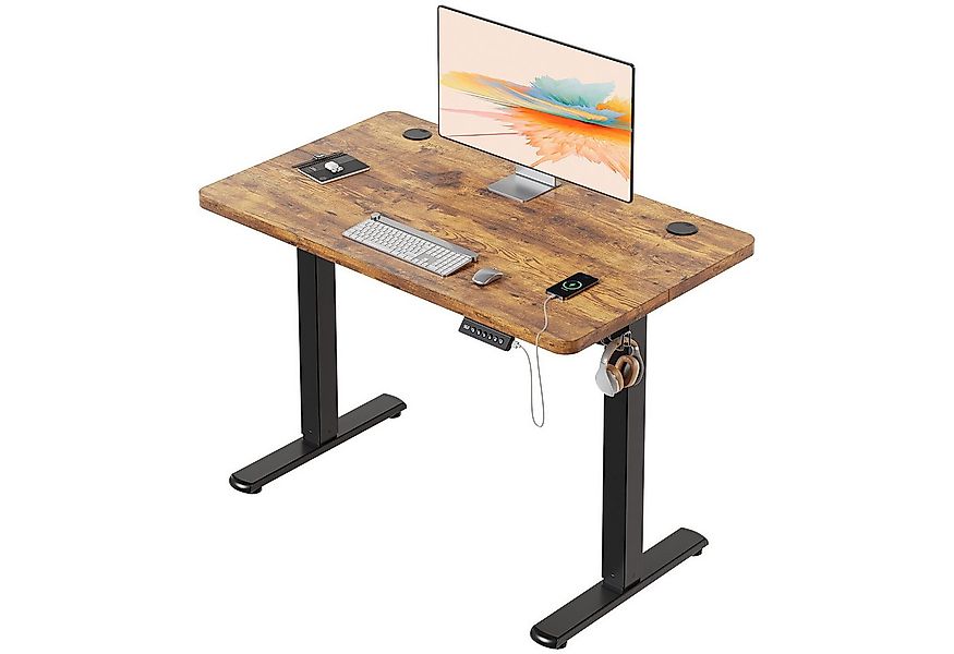 HOMALL Schreibtisch Schreibtisch Höhenverstellbarer mit Gedächtnis und Sitz günstig online kaufen