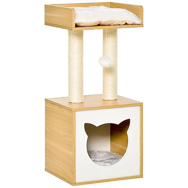 PawHut Kratzbaum Kratzbaum mit 2 Kissen günstig online kaufen