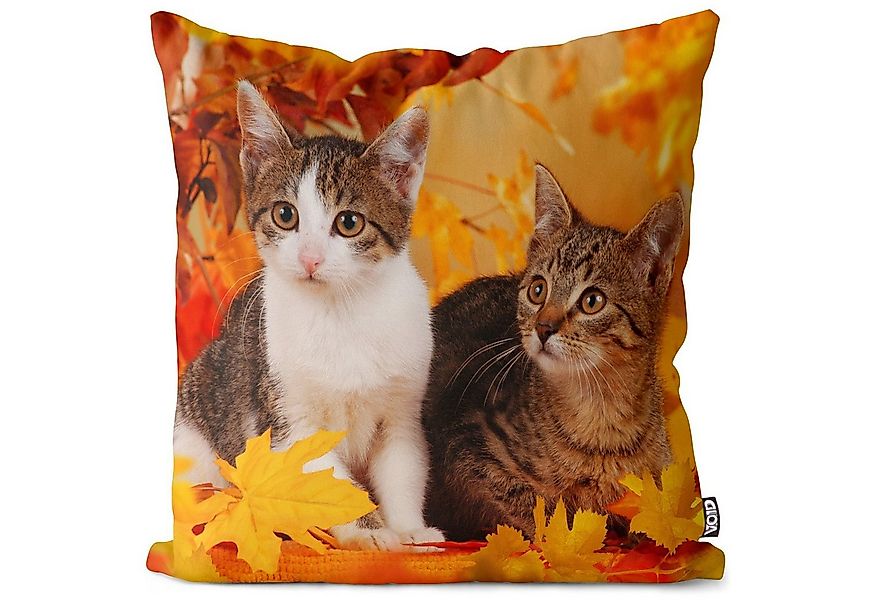 VOID Kissenbezug, (1 Stück), Katzen Herbst Kissenbezug Katze Kätzchen Tier günstig online kaufen