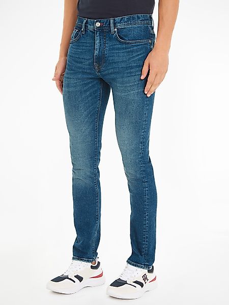 Tommy Hilfiger Slim-fit-Jeans "SLIM BLEECKER PSTR CROW BLACK" günstig online kaufen