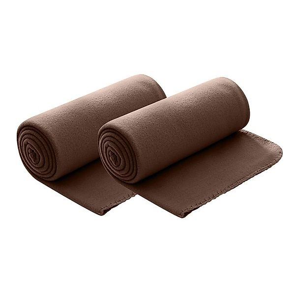 Wohndecke Polar-Fleece, wometo, OEKO-TEX®, 2 Fleecedecken günstig online kaufen