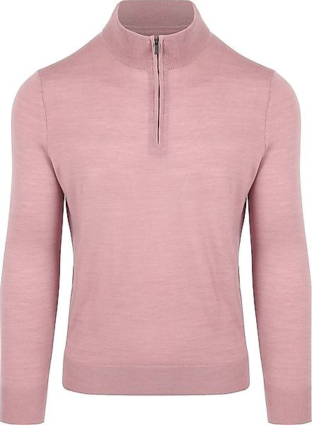 Suitable Merino Half Zip Pullover Rosa - Größe XL günstig online kaufen