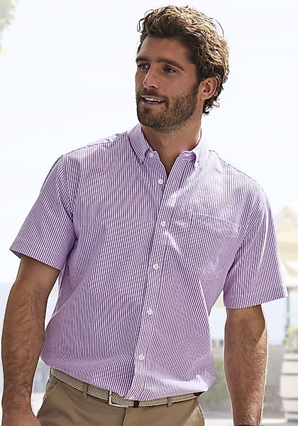 H.I.S Kurzarmhemd "Regular fit", Oxfordhemd kurzarm mit Button-down-Kragen günstig online kaufen