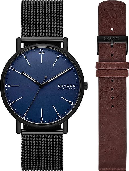 SKAGEN Quarzuhr SIGNATUR SKW6933SET, (Set, 2-tlg., mit Wechselband), Armban günstig online kaufen