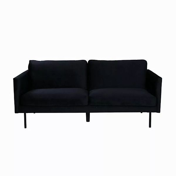 ebuy24 Sofa Zoom Sofa 2 Personen velour schwarz., 1 Teile günstig online kaufen