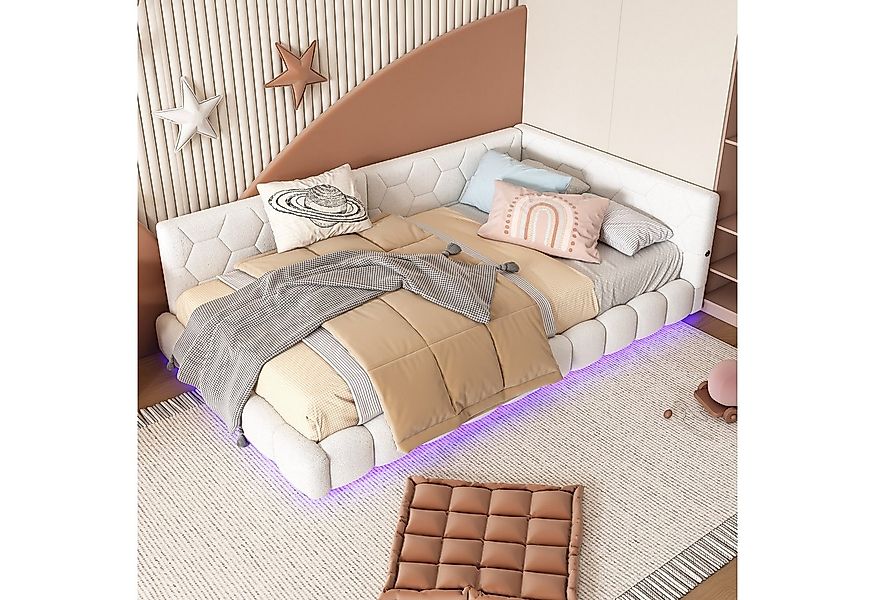 OKWISH Schlafsofa Modernes Daybett Kinderbett Funktionsbett Polsterbett Dop günstig online kaufen