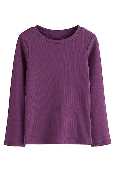 Next Langarmshirt Geripptes Langarmshirt (1-tlg) günstig online kaufen