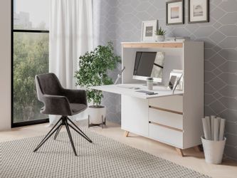 byLIVING Sekretär "Valentin" 1 Stk. tlg. platzsparende Arbeitslösung mit vi günstig online kaufen