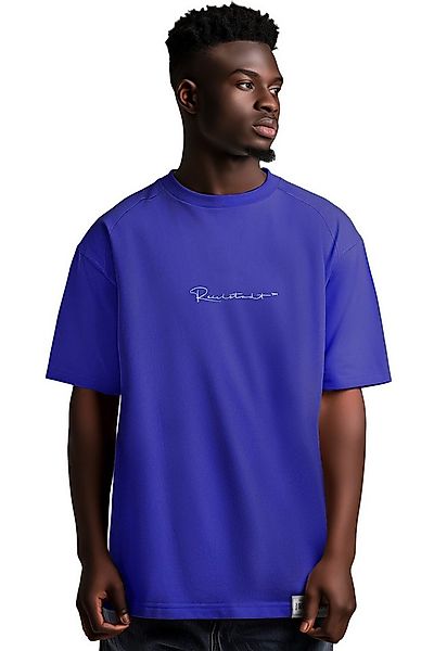 Reichstadt Oversize-Shirt Casual T-shirt 22RS033 mit Stitching auf der Brus günstig online kaufen