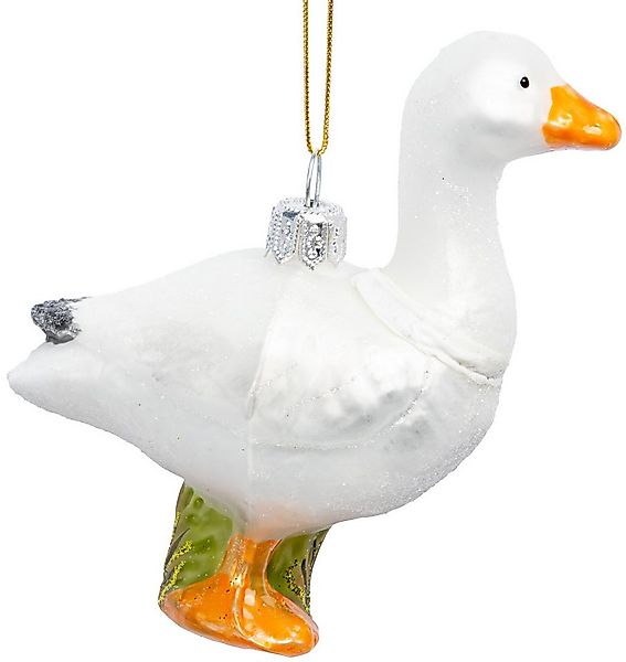 SIKORA Christbaumschmuck Gans Besondere Weihnachtskugel Glas Figur Anhänger günstig online kaufen