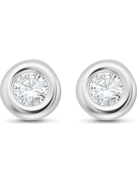 CHRIST Paar Ohrstecker CHRIST Damen-Ohrstecker 375er Weißgold 2 Diamant günstig online kaufen