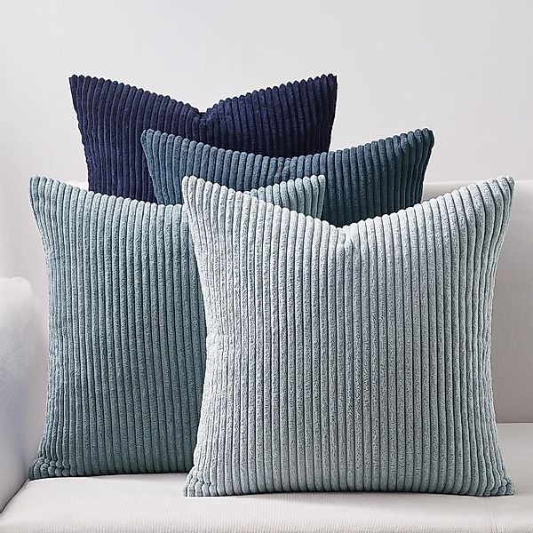 Topfinel Kissenbezüge 4er Set Kordsamt, flauschig günstig online kaufen