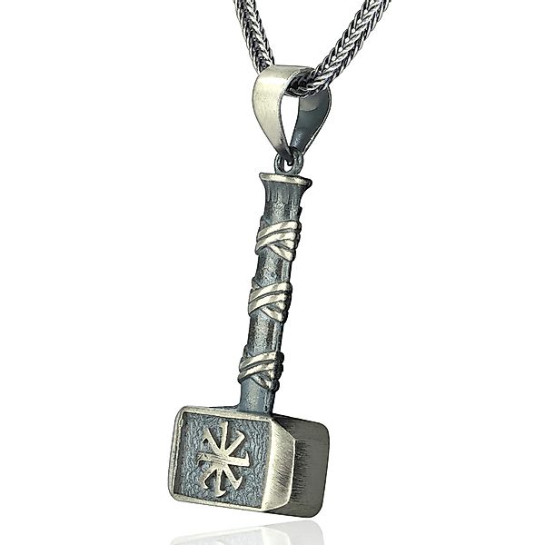 NAHLE Kette mit Anhänger Silber Wikinger günstig online kaufen