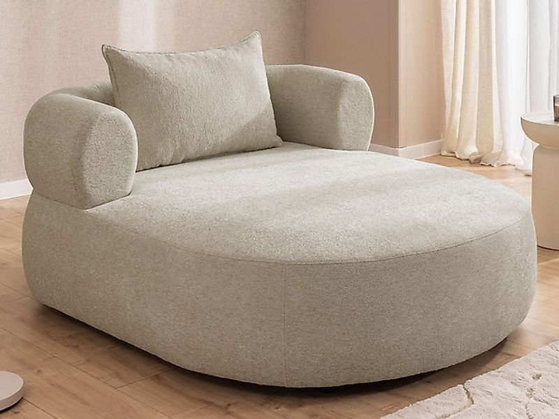 Home affaire XXL-Sessel »LUSSAC Loveseat extra tief, große Sitzfläche, Maße günstig online kaufen