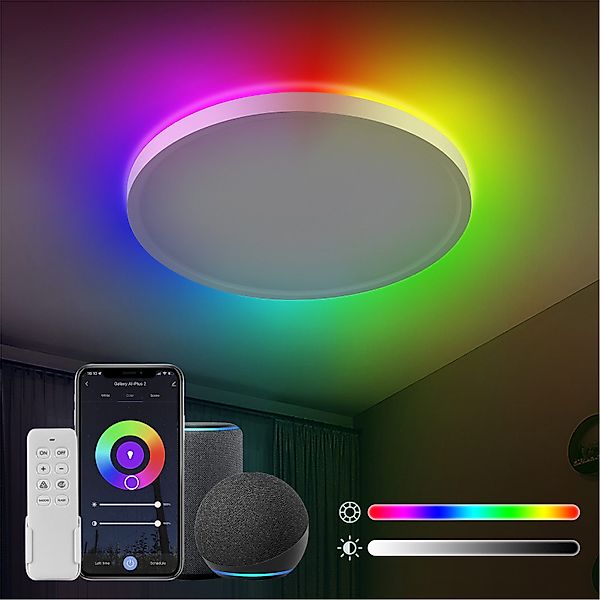 ANTEN LED Deckenleuchte Smart WiFi RGB günstig online kaufen