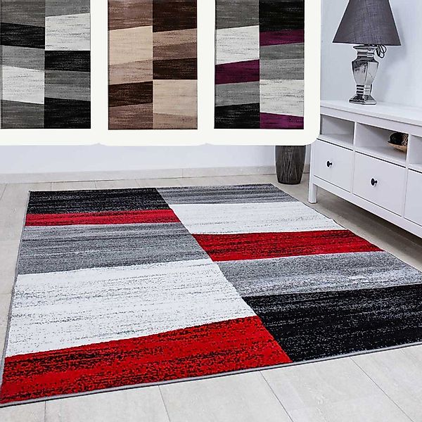 Vimoda Teppich Geometrisches Muster Meliert, Kariert, günstig online kaufen