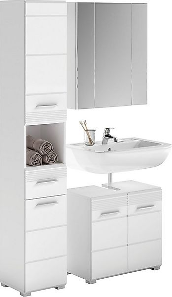 INOSIGN Badmöbel-Set Malmö, 3 teilig, bestehend aus:, (Set, 3-St), Hochschr günstig online kaufen