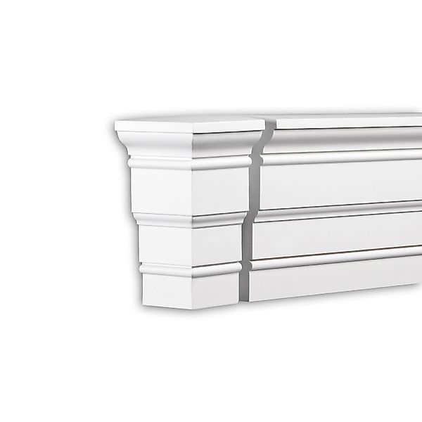 PROFHOME 404332 Stirnelement Außenstuck Zierelement Fassaden Element 9,5 cm günstig online kaufen