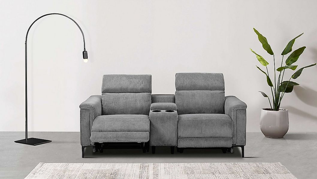 Home affaire 2-Sitzer Lund in Cord, 2er-Kinosofa, TV-Sessel, Multimedia-Sof günstig online kaufen