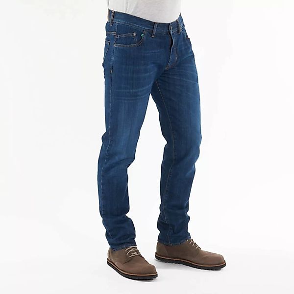 Tapered Jeans Relaxed Waves Mit Wascheffekt Aus 100% Bio-baumwolle günstig online kaufen