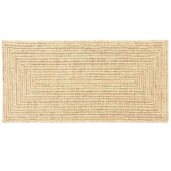 KARAT Outdoorteppich Tiffany Stilvoller Außenteppich in Jute Optik Beige 80 günstig online kaufen