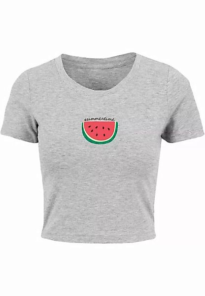 Merchcode T-Shirt Merchcode Damen Ladies Summer - Summertime Cropped Tee (1 günstig online kaufen