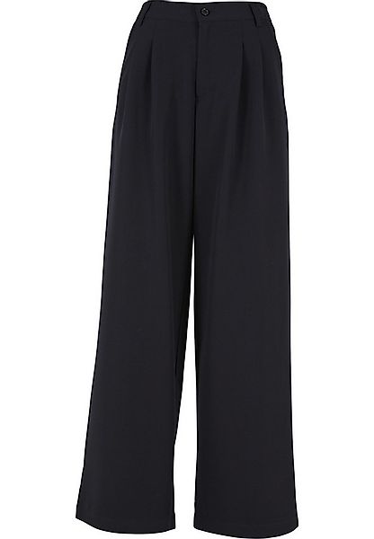 URBAN CLASSICS Stoffhose Urban Classics Damen Ladies Ultra Wide Pleat-Front günstig online kaufen