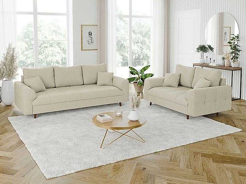 S-Style Möbel Polstergarnitur 3+2 Zara mit günstig online kaufen