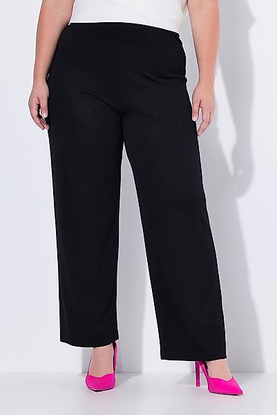 MIAMODA Schlupfhose Strickhose weites langes Bein Elastikbund günstig online kaufen